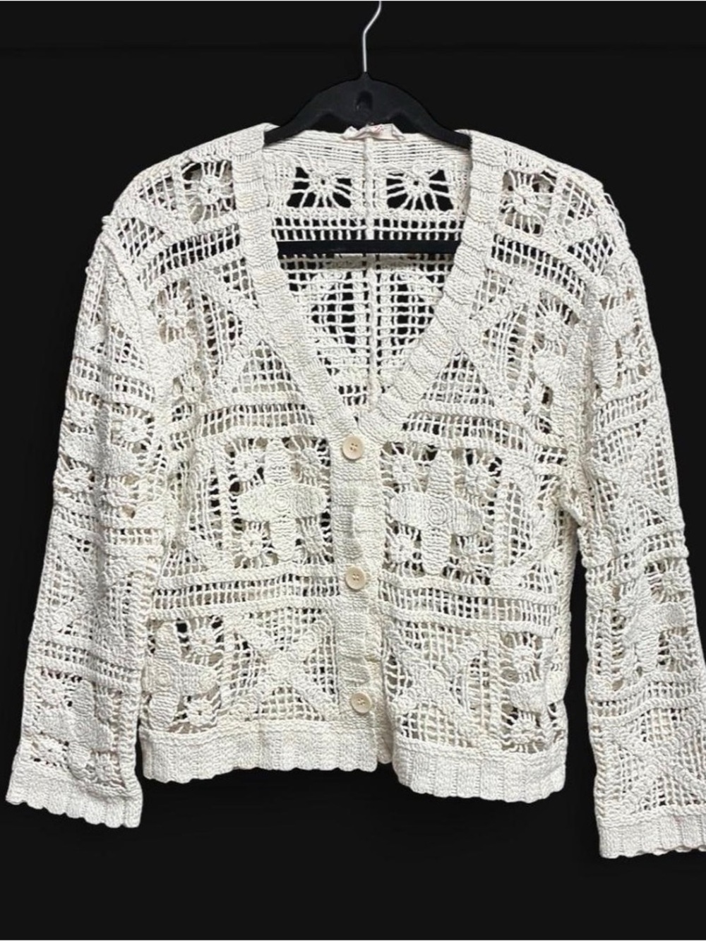 Solitaire Lace Cardigan - Sz: L